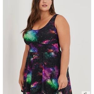 NWT Scoop Neck Long Swim Dress- Size 3- Torrid